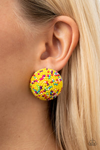 Kaleidoscope Sky - Yellow Earrings