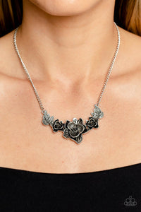 Botanical Breeze - Silver Necklace