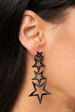 Load image into Gallery viewer, Superstar Crescendo - Black Earring
