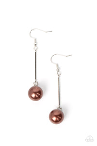 Pearl Redux - Brown Earring