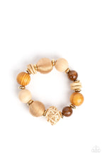 Load image into Gallery viewer, Happily Homespun - Brown Bracelet
