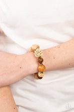 Load image into Gallery viewer, Happily Homespun - Brown Bracelet
