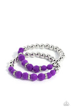 Load image into Gallery viewer, Two by Two Twinkle - Purple Bracelet
