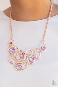 Warp Speed - Rose Gold Necklace