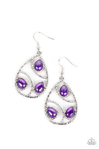 Send the BRIGHT Message - Purple Earring