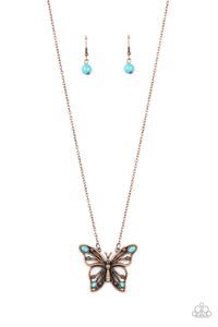 Badlands Butterfly - Copper Necklace