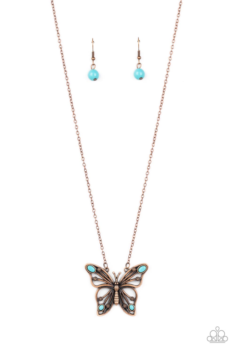 Badlands Butterfly - Copper Necklace