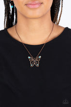 Load image into Gallery viewer, Badlands Butterfly - Copper Necklace
