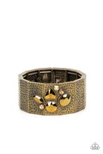 Load image into Gallery viewer, Flickering Fortune - Brass Bracelet
