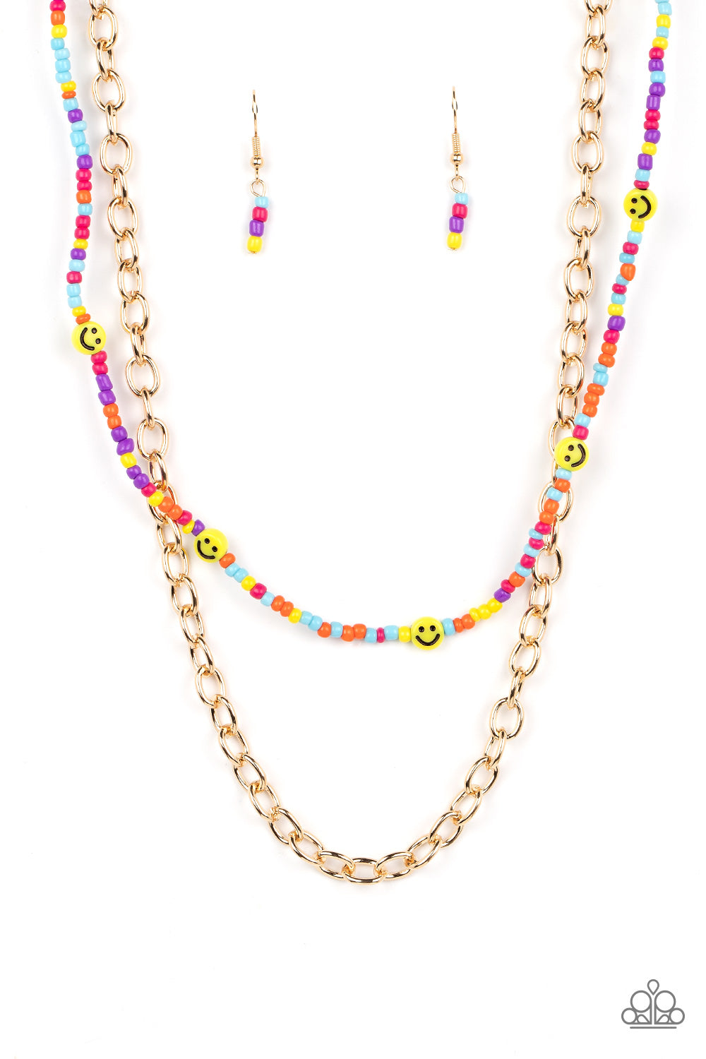 Happy Looks Good on You - Multi Necklace