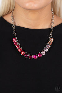 Rainbow Resplendence - Pink Necklace