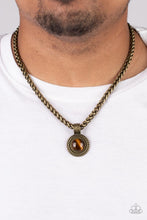 Load image into Gallery viewer, Pendant Dreams - Brass Necklace
