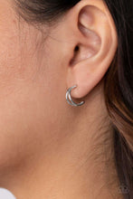 Load image into Gallery viewer, Charming Crescents - Silver Earring
