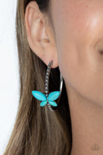 Load image into Gallery viewer, Bohemian Butterfly - Blue Earring
