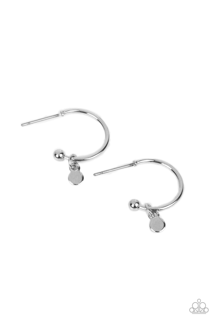 Modern Model - Silver Earring