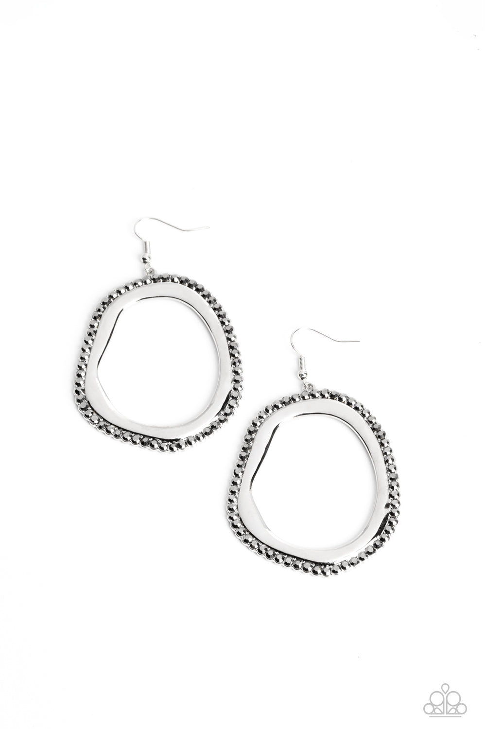 Scintillating Shareholder - Silver Earring