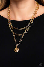 Load image into Gallery viewer, Winking Wanderer - Gold Necklace
