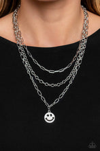 Load image into Gallery viewer, Winking Wanderer - Silver Necklace
