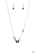 Load image into Gallery viewer, Cant BUTTERFLY Me Love - Purple Necklace
