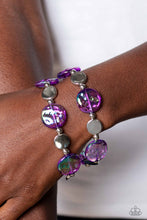 Load image into Gallery viewer, Discus Throw - Purple Bracelet
