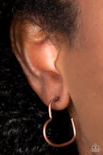 Load image into Gallery viewer, Burnished Beau - Copper Earring
