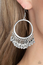 Load image into Gallery viewer, Fringe Fanfare - Silver Earring
