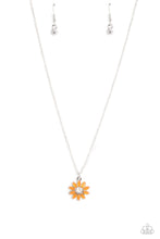 Load image into Gallery viewer, Daisy Diva - Orange Necklace
