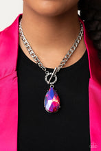 Load image into Gallery viewer, Edgy Exaggeration - Pink Necklace
