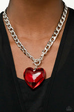 Load image into Gallery viewer, GLASSY-Hero - Red Necklace
