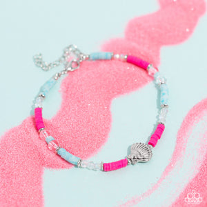 Carefree Coral - Pink Anklet