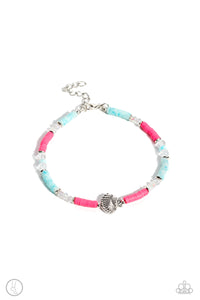 Carefree Coral - Pink Anklet