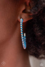 Load image into Gallery viewer, Put a STRING on It - Blue Earring
