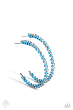 Load image into Gallery viewer, Put a STRING on It - Blue Earring
