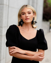 Load image into Gallery viewer, Cosmopolitan Charisma - Black Earring
