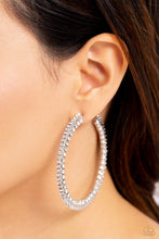 Load image into Gallery viewer, Scintillating Sass - White Earring
