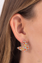 Load image into Gallery viewer, Tilted Takeoff - Orange Earring
