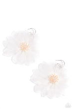 Load image into Gallery viewer, Cosmopolitan Chiffon - White Earring
