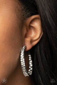 GLITZY By Association - Gunmetal Earring