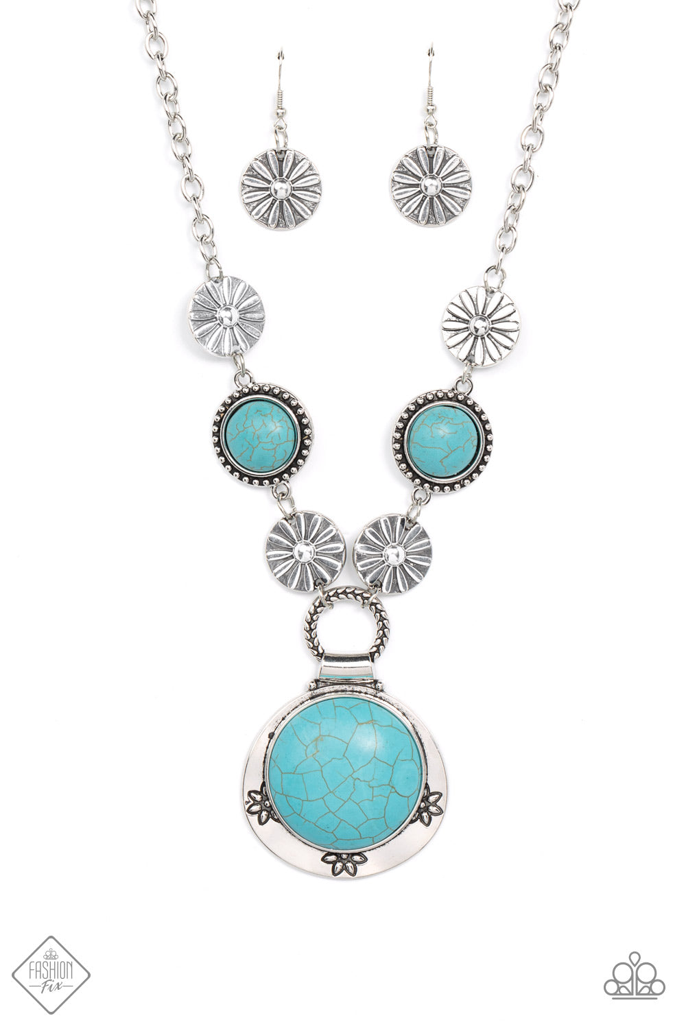 Saguaro Garden - Blue Necklace