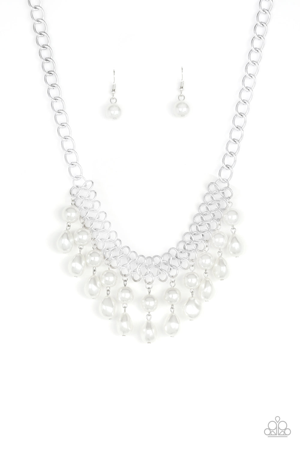 5th Avenue Fleek - White Necklace