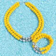 Load image into Gallery viewer, Summer Splash - Yellow Necklace
